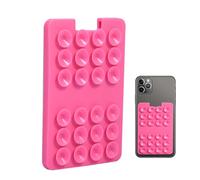 Card Holder with Suction Cup - Self Adhesive for Mobile Phone and Smartphone, Card Clip | Strong Suction Power for Card Storage on Shower Window Mirror