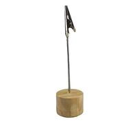 Card Holder, Wooden Base Memo Clip, Photo Clip Holder, Place Card Holder Party Favor, Multifunction Memo Clamp, Table Number Stand(1)