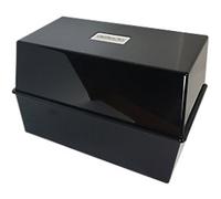 Card Index System 152 x 112 mm Black 250 Cards