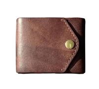 Card Leather Vintage Handmade Final Walks Compact PU | Ticket Bag for Men Resistant with Multi Emplop Pockets to Store Types Paving