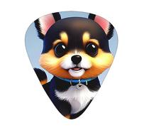 Card Love Fancy Puppy Patterned guitar picks - (thin/medium/thick) free to choose, suitable for all kinds of string instruments,