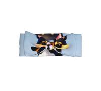 Card Love Fancy Puppy Printed Baby Girl Headband â€“ Soft Elastic Bow Hair Accessories in Nylon for Infants & Little Girls