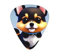 Card love fancy puppy the 12-piece guitar picks include three picks: thin, medium and heavy. suitable for electric, acoustic and bass guitars of all strengths