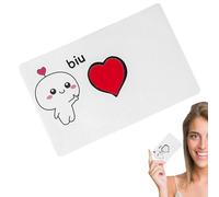 Card 'Love' - Romantic Close Illusion Trick | Paper Makeup with Heart Appearance, Mentalism Accessory for Street Magic, Confession and Saint