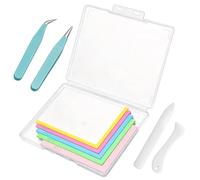 Card Making Alignment Guides 5 Pieces Scrapbooking Tools | Paper Craft Layering Spacers for Crafters Scrapbookers Stampers Hobbyists Artists Home Apartment Classroom School Project