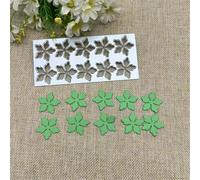 Card Making Stencils,5.8x12.5cm Mottled Leaf Frame Metal Cutting Dies Stencils for Scrapbooking Decorative Embossing Handcraft Template