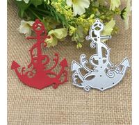 Card Making Stencils,7.7x6.2cm Cross Frame Metal Cutting Dies Mold Round Hole Label Tag Scrapbook Paper Craft