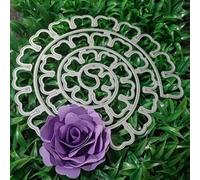Card Making Tools,Die Cuts for Card Making,Large Spiral Flower Metal Cutting Dies Stencils for Scrapbooking Embossed Photo Album Decoration 20.3x20.9cm