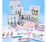 CARD 'N' MIX Bright & Breezy Assortment 6 Card Potluck Pick Cards for Birthdays CNMIX007