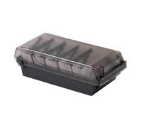 Card Organizer, Five Grid Desk Cases | Twenty-four Centimeters Storage With Five Hundred Capacities, Six Hundred Grams Alphabetical Box For Professional Use