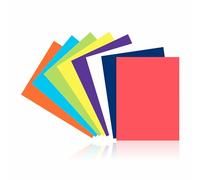 Card & Paper Colored Art Paper A4 Craft Project Origami College Office Home Activity Scrapbooking Versatile Durable GSM Pastel Kids & Adults Sheets in Bright & Vibrant Assorted Colors (40pc)