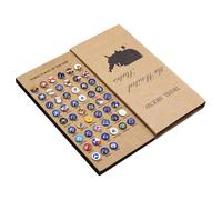 Card Pens - 51pcs Push Pins with State Flag Design | Decorative Card Nails For Cork Board, Travel Cards, Office, Home, Classroom And Vacationers