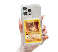 Card/Photo Display Phone Case for iPhone 15 Pro | TCG/Picture Display Top Loaders & Sleeves | Compatible Pokemon Cards, Sports, One Piece, Magic (Icy Clear, iPhone 15 Pro)