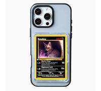 Card/Photo Display Phone Case for iPhone | TCG/Picture Display Top Loaders & Sleeves | Compatible Pokemon Cards, Sports, One Piece, Magic (Black, iPhone 16e)