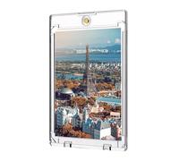 Card Protectors - 9cm Clear Magnetic Sleeves, Baseball Trading Holders, Durable Display Sleeves | Secure Transparent Cards for Collection, Escap