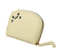 Card Purse, Cartoon Cat Wallet Credit Card Pouch, Women Cute Cat Coin Purse, PU Leather Change Purse Wallet, Portable Credit Card Holder, Cartoon Zipper Card Cases Holder for Girls & Women