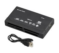 Card Reader for PC - 6-in-1 Slim Converter Device - Memory Card Adapter | for PC Camera Phone File Transfer