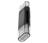 Card Reader | Multi-functional High-Speed Adapter | Two-Way Data Transfer Solution Reader Camera Memory Card for Camera Phone Laptop School Learning Math Work Business Payment