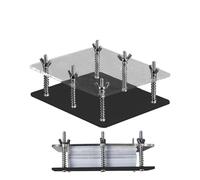Card Repairer - Clear Acrylic Card Flattener | Anti-Warp Collectible Card Organizer | Protector Card Correcting Tool | Card Container for Paper Cards, Game Card Accessory