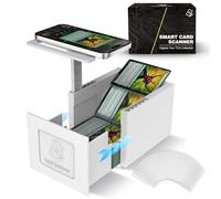 Card Scanner Stand for TCG & Sports Cards - Foldable Phone Mount Compatible with MTG Pricing Apps - Hands-Free Scanning Kit for Sleeved Cards (Includes 20 Sleeves) - Standard Edition
