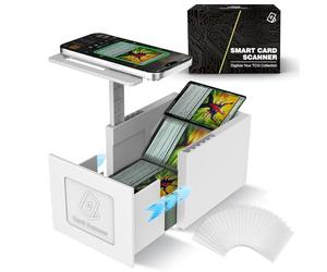 Card Scanner Stand for TCG & Sports Cards - Foldable Phone Mount Compatible with MTG Pricing Apps - Hands-Free Scanning Kit for Sleeved Cards (Includes 20 Sleeves) - Standard Edition