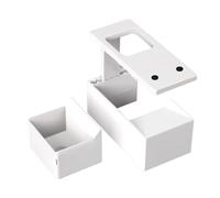Card Scanner with Phone Holder, 18.2 x 9 x 18.2 cm, Scan Stand for Standard Size Trading Cards, Easy Scanning of MTG Cards