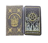 Card Set, Symbolic Oracle System, Divination Case with Booklet, Large Capacity Holder, Ritual Storage with Energy Feature, Tarot Supplies Accessories for Meditation and Daily Practice Usage