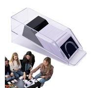 Card Shoe - Game Table Tool, Transaction Holder | Premium 4 6 Deck Game Disquer, Reusable Style Organizer for Poker Blackjack Club Night Family Entertai