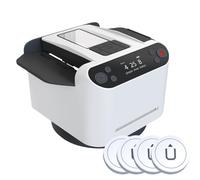 Card Shuffler and Dealer Machine - 360° Rotating, Ultra Quiet, Rechargeable, Ideal for 2-8 Players, Perfect for Poker and Texas Hold'em Games