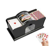 Card Shuffler - Card Shuffler And Dealer Machine | Shuffling Machine | Cards Shufflers For Blackjack Poker 2 Decks Of Playing Cards Easy To Use Manual Mixer Hand Cranked