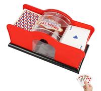 Card Shuffler Machine, 2 Decks Hand Shuffling Machine, Manual Card Shuffler with Hand , Manual Playing Card Shuffler for Playing Poker Texas Hold Em Blackjack Games, 2024 New Poker Card Shuffler