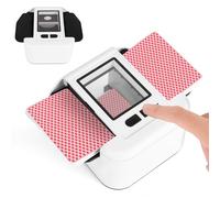 Card Shuffler Machine, Automatic Card Shuffler with One-Touch Automatic and Manual Modes, Playing Card Shuffler with Rechargeable 2000mAh Battery, and Low Noise for a Variety of Popular Card Games