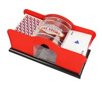 Card Shuffler Manual | Poker Shuffler And Dealing Machine | Hand Shuffling Machine, Easy Hand Cranked System Playing Card Shuffler For Home Card Game Travel Poker Blackjack Rummy