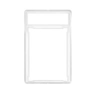 Card Slab Case - Clear Polystyrene Holder, Rigid Display Brick, Protective Organizer Sleeve, Transparent Trading Collector Protector Box | Secure Showcase Support for Hobby Graded Collectible Display