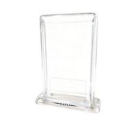 Card Slab Case | Soccer Player Card Sleeves,Clear Deck Organizer Sleeve Storage for Presentation Collection Display Children