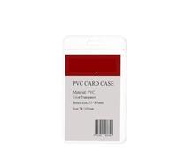 card sleeves 10 Pcs Card Holder Cover Worker Id Badge Frame Label Tag Sign Display Case Waterproof(Upright)