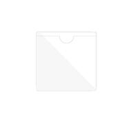 card sleeves 20/30Pcs Self-Adhesive Label Holder Card Pockets Sleeves Clear Library Holders With Top Open For Index Cards(30pcs 105x105mm)