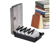 Card Storage Case - 500 Slot Organiser Box with Alphabetical Dividers, Desktop Business Card Holder for Tidy Filing, The Storage Solution for Offices for Contacts, Customers and Professionals