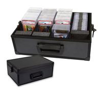 Card Titan All In One Trading Card Storage Box - Graded Cards Toploader and One Touch Card Holder Sports Cards Case with Removable Lid - Fits Graded Slabs, Toploaders and Magnetic Cases