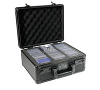 Card Titan Card Safe 3 Row - Lockable Premium Trading Card Storage Case - Holds up to 345 Standard 35pt Top loaders - Sports Card Case with Laser Cut Foam Interior
