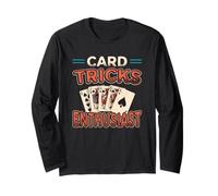 Card Tricks Enthusiast Magic Tricks Magician Long Sleeve T-Shirt