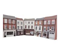 Card TT Gauge Buildings 1/120 Scale Low Relief Model Railway Buildings Pack of 5 Set 9