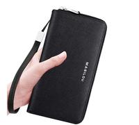 Card Wallet - Slim Leather Organizer, Large Travel Card Pouch | Accordion Style Zipper Wallet with 24 Slots, Blocking Leather Card Organizer for Women Cards Passport