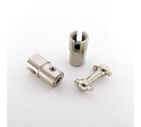 Cardan Joint 4x4mm for Flytec Feilun FT011 | Total length 43mm, 9mm outer diameter, precise for fit, smooth power transmission, lightweight design