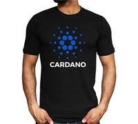 Cardano Mens T-Shirt Ada Cryptocurrency Coin Defi Finance Gift for Traders Tee Black Size M