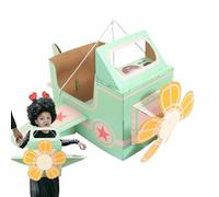 Cardboard Airplane Costume, Airplane Toy, Assembly Coloring Aircraft Game for Role-Playing Parent-Child Interaction Home School Backyard Boy Girl