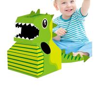 Cardboard Assembly Dinosaur Toys | Dinosaur Costume Cardboard Assemble Kit | Safe and Harmless Assembly Toy for Daily Play, Kindergarten Performance, Role-Playing Game