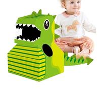 Cardboard Assembly Dinosaur Toys - Dinosaur Costume Cardboard Assemble Kit | Safe and Harmless Assembly Toy for Daily Play, Kindergarten Performance, Role-Playing Game