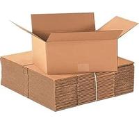 Cardboard Box ━ Suitable for Posting Small, Medium & Large Parcels; Single Wall Eco-friendly Shipping Cartons by TGL PACKAGING™ (5) 18x12x10 inches (457x305x254 mm)
