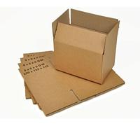 Cardboard Boxes Single Wall - 9" x 6" x 6" 229mm x 152mm x 152mm - Pack of 10